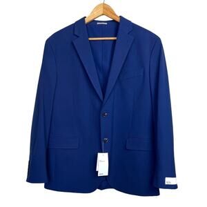 Nordstrom Rack Men's Blazer Suit Jacket Slim Fit in Navy Blue Size 42S